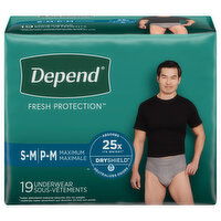 Depend Underwear, Maximum, Small-Medium