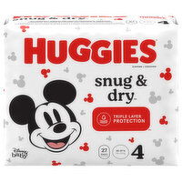 Huggies Diapers, Disney Baby, 4 (22-37 lb) - 27 Each 