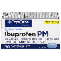 TopCare Ibuprofen PM, Nighttime, Coated Caplets