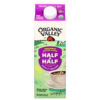 Organic Valley Half & Half, Organic - 1 Quart 