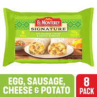 El Monterey EM Sig Egg Saus Chs Pot Bkfst Burritos 8 - 36 Ounce 