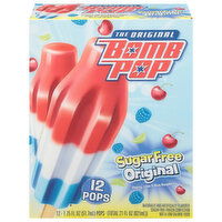 Bomb Pop Pops, Original, Sugar Free - 12 Each 