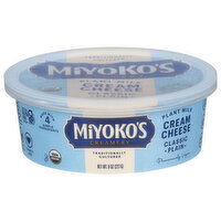 Miyoko's Creamery Cream Cheese, Plant Milk, Classic Plain - 8 Ounce 