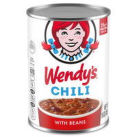 WENDY'S Canned Chili With Beans - 15 Ounce 