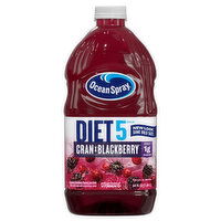 Ocean Spray Juice, Cran x Blackberry, Diet 5 Cals - 64 Fluid ounce 