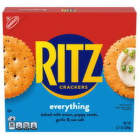 RITZ Everything Crackers, Snacks for Kids and Adults, Lunch Snacks - 13.7 Ounce 