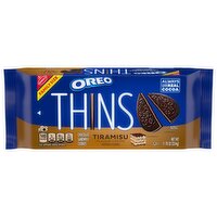 OREO Thins Tiramisu Creme Chocolate Sandwich Cookies, Family Size