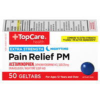 TopCare Extra Strength Nighttime Geltabs Pain Relief PM - 50 Each