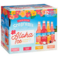 Seagram's Escapes Malt Beverage, Premium, Aloha Ice, Variety Pack - 12 Each 