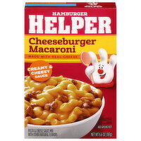 Hamburger Helper Cheeseburger Macaroni, Creamy & Cheesy Sauce - 6.6 Ounce 