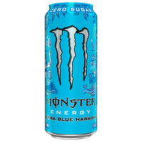 Monster Energy Drink, Zero Sugar, Ultra Blue Hawaiian