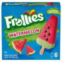 Frollies Fruity Ice Pops, Watermelon - 6 Each