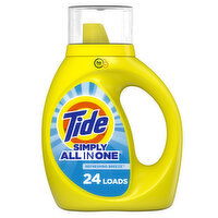 Tide Simply Liquid Laundry Detergent, Refreshing Breeze