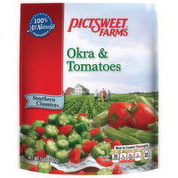 Pictsweet Farms Okra & Tomatoes - 12 Ounce