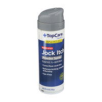 Topcare Medicated Jock Itch Tolnaftate 1% - Antifungal Powder Spray - 4.6 Ounce 