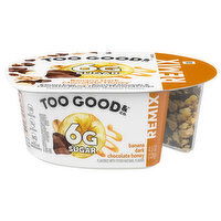 Too Good & Co. Yogurt & Mix-Ins, Banana Dark Chocolate Honey, Lowfat, Remix - 4.5 Ounce 