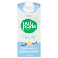 Nutpods Creamer, Almond + Coconut, French Vanilla