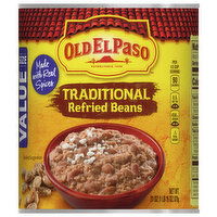 Old El Paso Refried Beans, Traditional, Value Size - 31 Ounce 