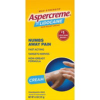 Aspercreme Pain Relief Cream, Max Strength - 4.3 Ounce 