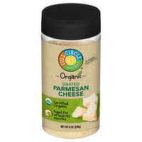 Full Circle Market Parmesan Cheese, Grated - 8 Ounce 