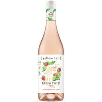 Yellow Tail Fresh Twist Strawberry and Lime Blend Australia Rose Wine, 750 ml     - 750 Millilitre 