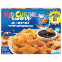 Kid Cuisine Fish Sticks, Shark Shaped - 9.7 Ounce 