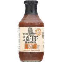 G Hughes BBQ Sauce, Sugar Free, Honey Flavored, Smokehouse