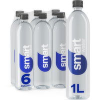 smartwater Vapor Distilled Premium Water Bottles - 6 Each 