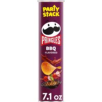 Pringles Potato Crisps Chips, BBQ, Party Stack - 7.1 Ounce