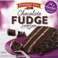 Pepperidge Farm Layer Cake, Chocolate Fudge - 19.6 Ounce 