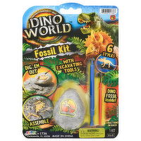 Dino World Toy, Fossil Kit, 6 Styles - 1 Each 