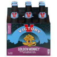 Victory Beer, Belgian-Style Tripel Ale, Golden Monkey - 6 Each 