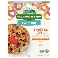 Cascadian Farm Cereal, Organic, Fruitful O'S - 10.2 Ounce 