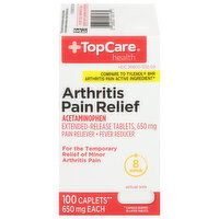 TopCare Arthritis Pain Relief, 650 mg, Caplets - 100 Each 