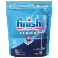 Finish Automatic Dishwasher Detergent, Classic, Tablets - 24 Each 