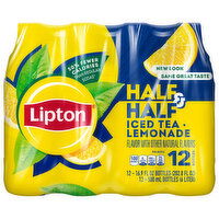 Lipton Half & Half, Iced Tea/Lemonade - 12 Each 