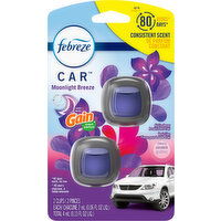 Febreze Air Freshener, Vent Clips, Moonlight Breeze - 2 Each 