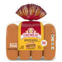 Oroweat Potato Hot Dog Buns - 8 Each
