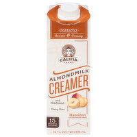 Califa Farms Creamer, Almondmilk, Hazelnut - 32 Fluid ounce 