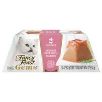 Fancy Feast Cat Food, Gourmet, Mousse Pate with Salmon - 2 Each 