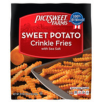 Pictsweet Farms Crinkle Fries, with Sea Salt, Sweet Potato - 20 Ounce 