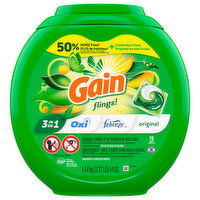 Gain Detergent, 3 in 1 - 76 Each 