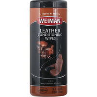 Weiman Conditioning Wipes, Leather - 30 Each 