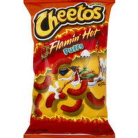 Cheetos Cheese Flavored Snacks, Puffs, Flamin' Hot - 8.5 Ounce 