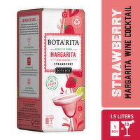 Bota Box Wine Cocktail, Margarita, Strawberry - 1.5 Liter