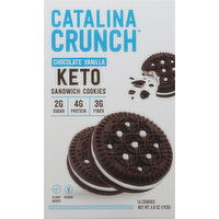 Catalina Crunch Sandwich Cookies, Chocolate Vanilla - 16 Each 