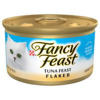 Fancy Feast Cat Food, Gourmet, Tuna Feast, Flaked - 3 Ounce 