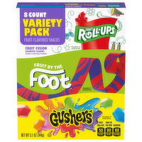 Fruit Roll-Ups Fruit Flavored Snacks, Assorted Flavors, Variety Pack - 8 Each 