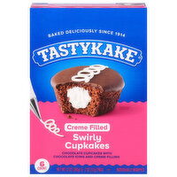 Tastykake Swirly Cupcakes, Cream Filled