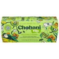 Chobani Yogurt, Key Lime Crumble, Greek Lowfat, Value 4 Pack - 4 Each 